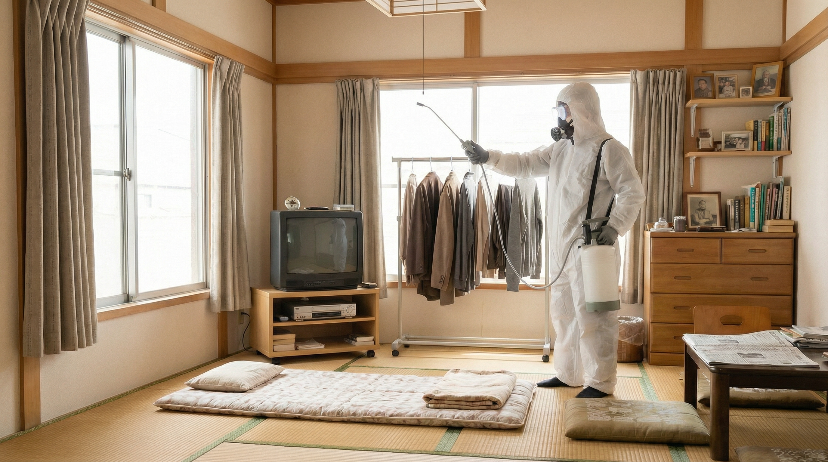 特殊清掃の様子