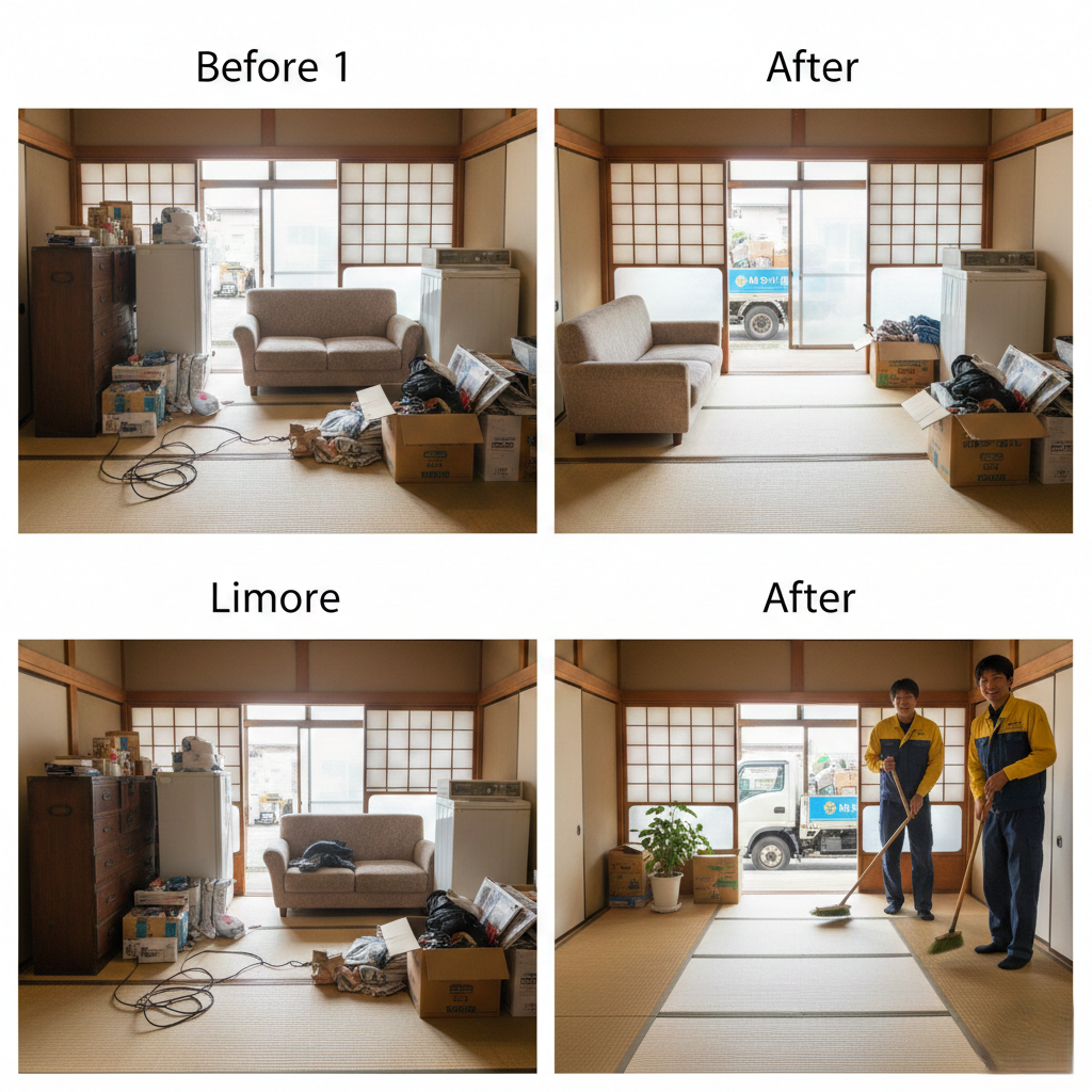 「高松市 不用品回収 作業風景」