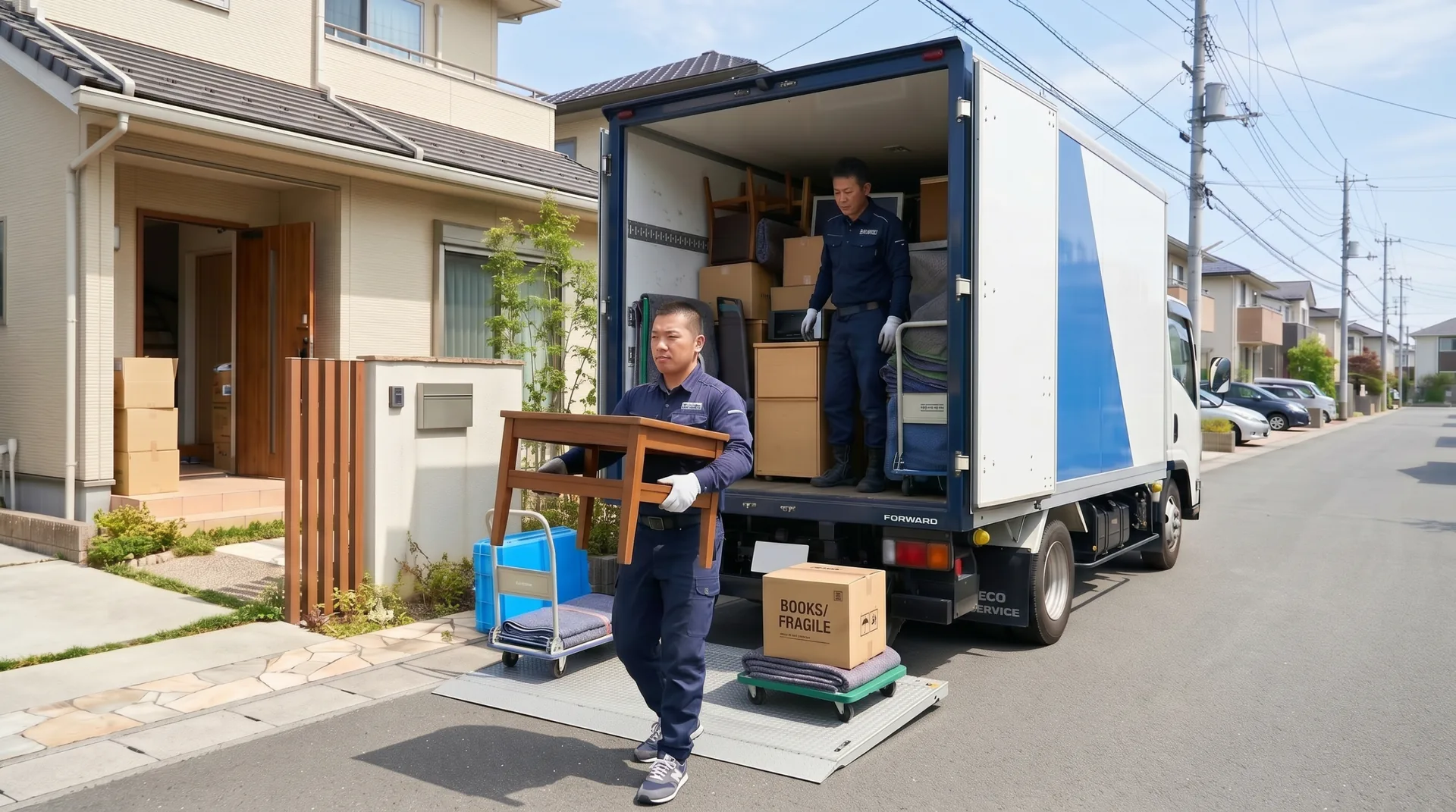 片付け・搬出作業